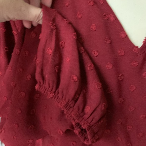 SHEIN Curve Swiss dot blouse - Picture 3 of 5